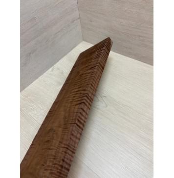 Орех Американский Волнистый заготовка на топ для Тревел гитары Тангент ААА Волна ААА 23.5х138х460 мм (1 шт под распил)-7