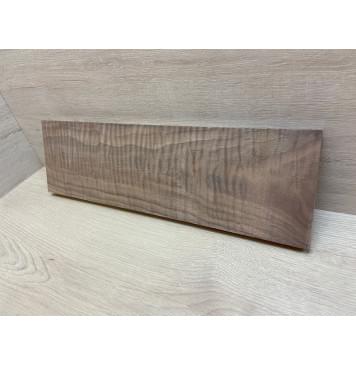 Орех Американский Волнистый заготовка на топ для Тревел гитары Тангент ААА Волна ААА 23х139х460 мм (1 шт под распил)-9