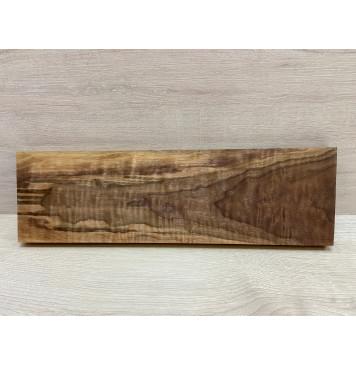 Орех Американский Волнистый заготовка на топ для Тревел гитары Тангент ААА Волна ААА 23х139х460 мм (1 шт под распил)-0