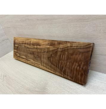 Орех Американский Волнистый заготовка на топ для Тревел гитары Тангент ААА Волна ААА 23х139х460 мм (1 шт под распил)-1