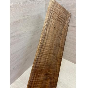 Орех Американский Волнистый заготовка на топ для Тревел гитары Тангент ААА Волна ААА 23х139х460 мм (1 шт под распил)-7