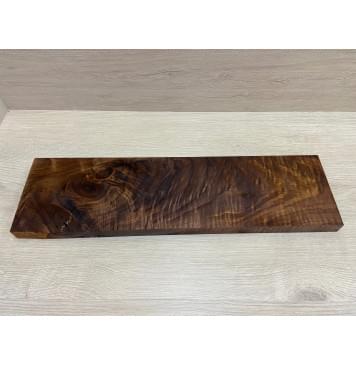 Орех Американский Волнистый заготовка на топ для Тревел гитары Смешанный А Волна ААА 23х138х500 мм (1 шт под распил)-9