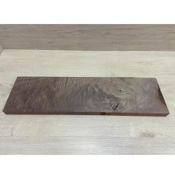 Орех Американский Волнистый заготовка на топ для Тревел гитары Смешанный А Волна ААА 22х138х500 мм (1 шт под распил)-2