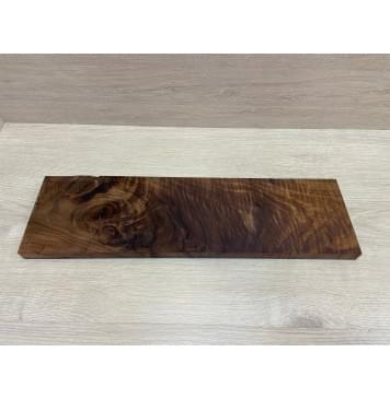 Орех Американский Волнистый заготовка на топ для Тревел гитары Смешанный А Волна ААА 22х138х500 мм (1 шт под распил)-8