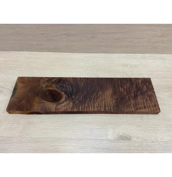 Орех Американский Волнистый заготовка на топ для Тревел гитары Смешанный А Волна ААА 22х138х500 мм (1 шт под распил)-9