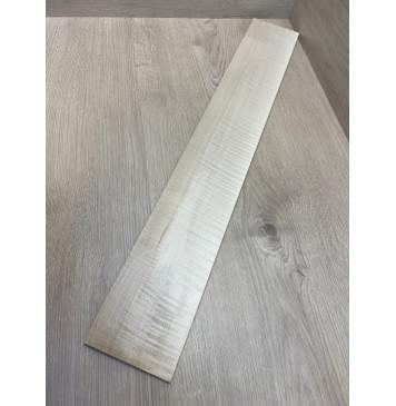 Клён Американский Белый Волнистый заготовка накладки для бас-гитары Радиал ААА Волна ААА 9х113х740 мм-0