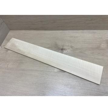 Клён Американский Белый Волнистый заготовка накладки для бас-гитары Радиал ААА Волна ААА 9х113х740 мм-4