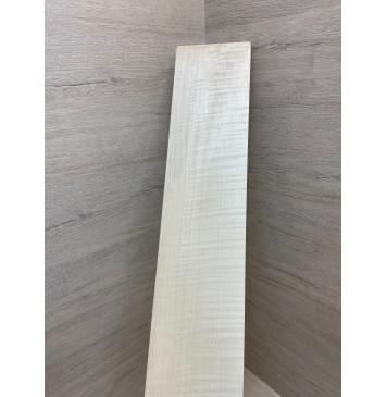 Клён Американский Белый Волнистый заготовка накладки для бас-гитары Радиал ААА Волна ААА 9х113х740 мм-3