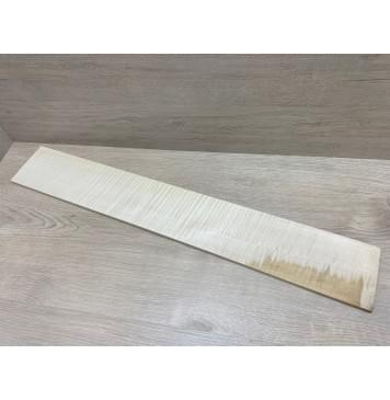 Клён Американский Белый Волнистый заготовка накладки для бас-гитары Радиал ААА Волна ААА 9х113х750 мм-0