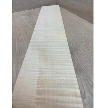 Клён Американский Белый Волнистый заготовка накладки для бас-гитары Радиал ААА Волна ААА 9х113х750 мм-3