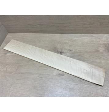 Клён Американский Белый Волнистый заготовка накладки для бас-гитары Радиал ААА Волна ААА 9х113х750 мм-4