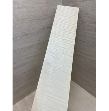 Клён Американский Белый Волнистый заготовка накладки для бас-гитары Радиал ААА Волна ААА 9х113х750 мм-6