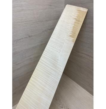 Клён Американский Белый Волнистый заготовка накладки для бас-гитары Радиал ААА Волна ААА 9х113х750 мм-2