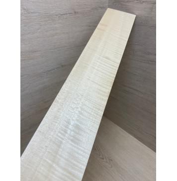 Клён Американский Белый Волнистый заготовка накладки для бас-гитары Радиал ААА Волна ААА 9х113х740 мм-5