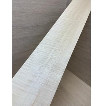 Клён Американский Белый Волнистый заготовка накладки для бас-гитары Радиал ААА Волна ААА 9х113х740 мм-2