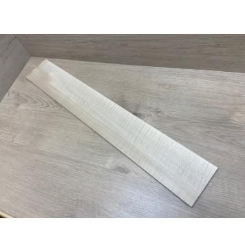 Клён Американский Белый Волнистый заготовка накладки для бас-гитары Радиал ААА Волна ААА 9х113х740 мм-0