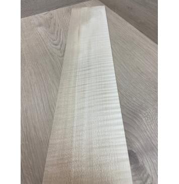 Клён Американский Белый Волнистый заготовка накладки для бас-гитары Радиал ААА Волна ААА 9х113х740 мм-6