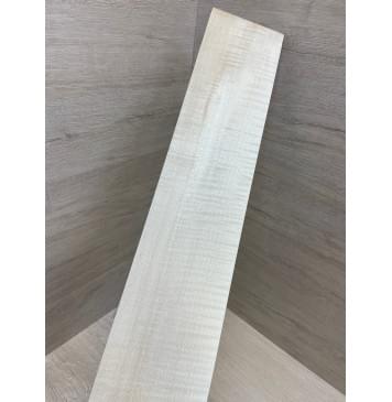 Клён Американский Белый Волнистый заготовка накладки для бас-гитары Радиал ААА Волна ААА 9х113х740 мм-3