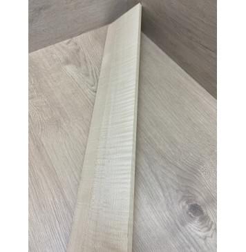 Клён Американский Белый Волнистый заготовка накладки для бас-гитары Радиал ААА Волна ААА 9х113х740 мм-1