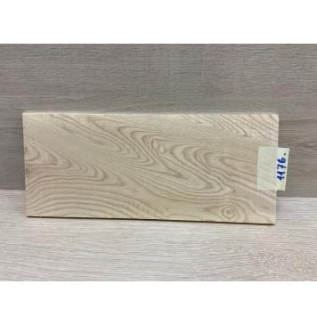 Ясень Белый заготовка накладки на головку грифа Тангент ААА 5х123х285 мм-0