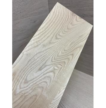 Ясень Белый заготовка накладки на головку грифа Тангент ААА 5х123х285 мм-1