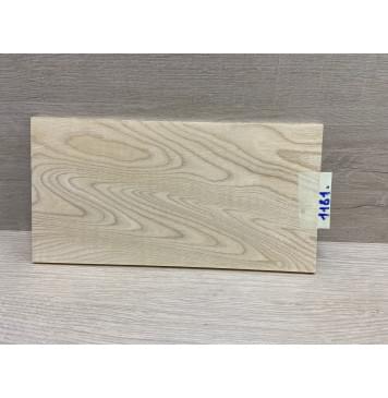 Ясень Белый заготовка накладки на головку грифа Тангент ААА 5х128х245 мм-0