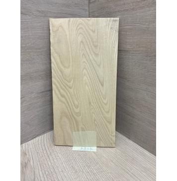 Ясень Белый заготовка накладки на головку грифа Тангент ААА 5х128х245 мм-2