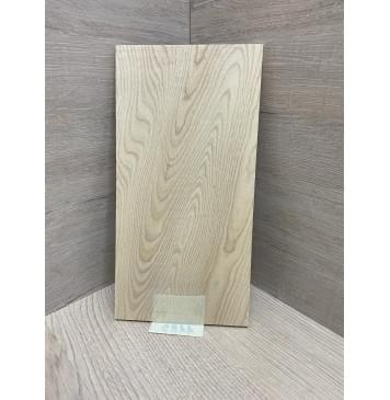 Ясень Белый заготовка накладки на головку грифа Тангент ААА 5х128х245 мм-2