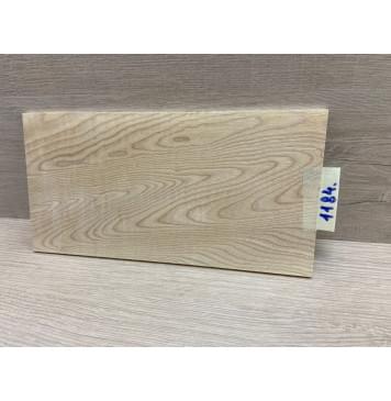 Ясень Белый заготовка накладки на головку грифа Тангент ААА 5х1283х245 мм-0