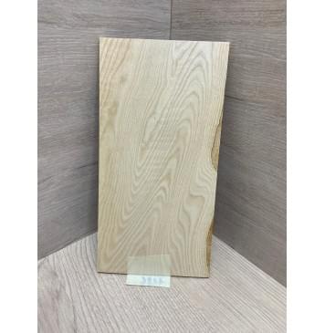 Ясень Белый заготовка накладки на головку грифа Тангент ААА 5х128х245 мм-3