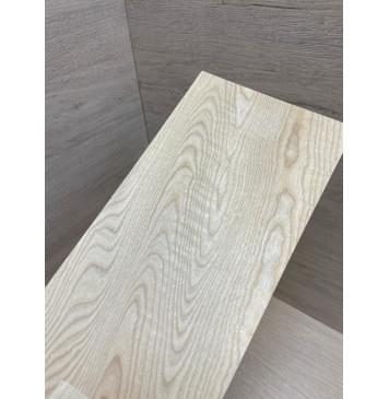 Ясень Белый заготовка накладки на головку грифа Тангент ААА 5х128х245 мм-2