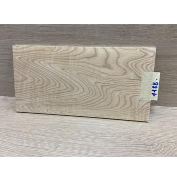 Ясень Белый заготовка накладки на головку грифа Тангент ААА 5х128х250 мм-0