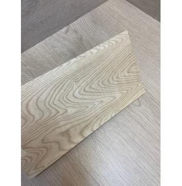 Ясень Белый заготовка накладки на головку грифа Тангент ААА 5х128х250 мм-3