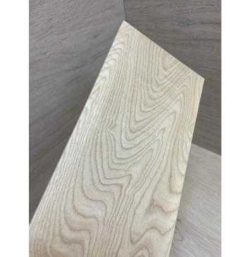 Ясень Белый заготовка накладки на головку грифа Тангент ААА 5х128х250 мм-1