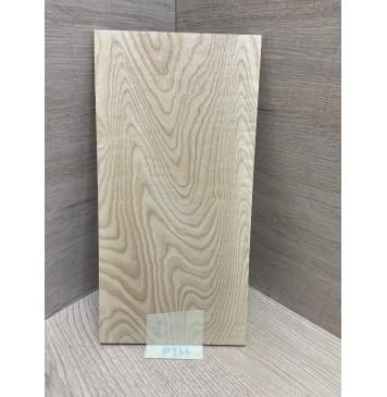 Ясень Белый заготовка накладки на головку грифа Тангент ААА 5х128х250 мм-3