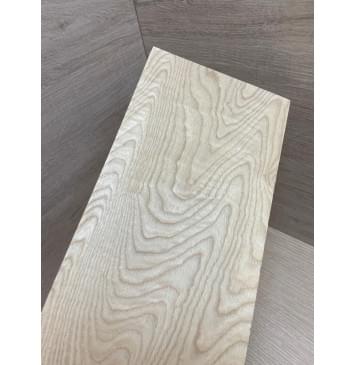 Ясень Белый заготовка накладки на головку грифа Тангент ААА 5х128х250 мм-2