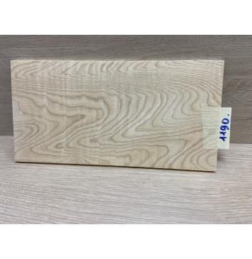 Ясень Белый заготовка накладки на головку грифа Тангент ААА 5х128х250 мм-0