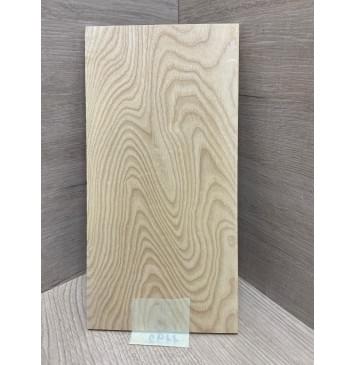 Ясень Белый заготовка накладки на головку грифа Тангент ААА 5х128х250 мм-3