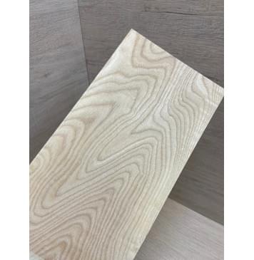 Ясень Белый заготовка накладки на головку грифа Тангент ААА 5х128х250 мм-2