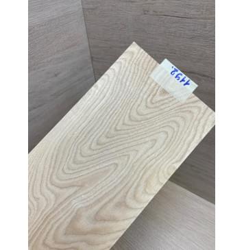 Ясень Белый заготовка накладки на головку грифа Тангент ААА 5х128х250 мм-1