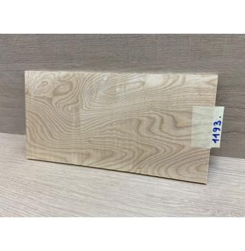 Ясень Белый заготовка накладки на головку грифа Тангент ААА 5х128х250 мм-0