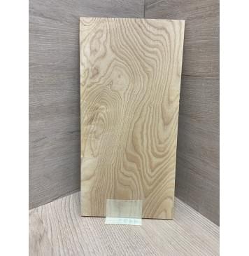 Ясень Белый заготовка накладки на головку грифа Тангент ААА 5х128х250 мм-1