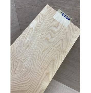 Ясень Белый заготовка накладки на головку грифа Тангент ААА 5х128х250 мм-3