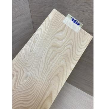 Ясень Белый заготовка накладки на головку грифа Тангент ААА 4х128х255 мм-1