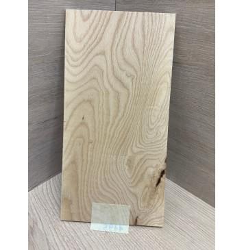 Ясень Белый заготовка накладки на головку грифа Тангент ААА 4.5х128х255 мм-1