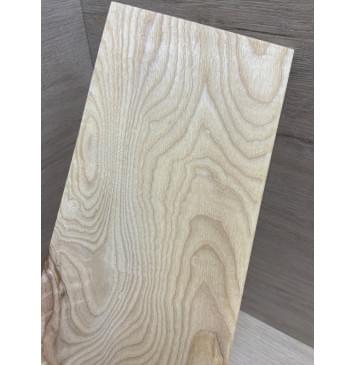 Ясень Белый заготовка накладки на головку грифа Тангент ААА 4.5х128х255 мм-3