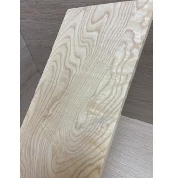 Ясень Белый заготовка накладки на головку грифа Тангент ААА 5х128х255 мм-1