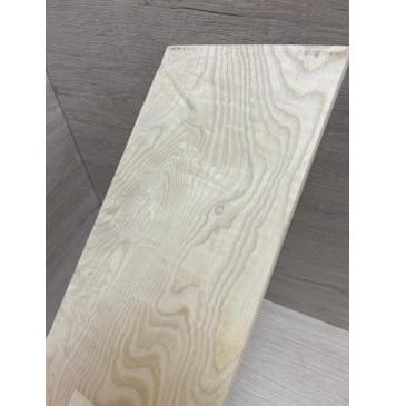 Ясень Белый заготовка накладки на головку грифа Тангент ААА 5х128х255 мм-1