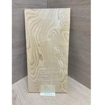 Ясень Белый заготовка накладки на головку грифа Тангент ААА 5х128х255 мм-2