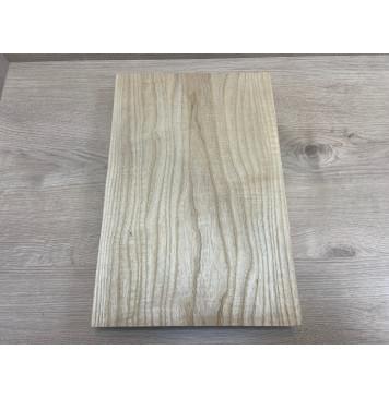 Ясень Белый Волнистый заготовка корпуса для Тревел гитары Тангент А Волна А 46х260х390 мм (Массив)-2